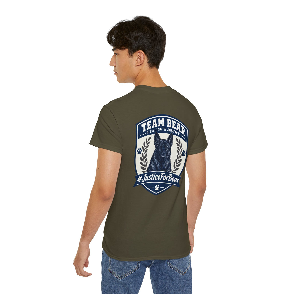 Team Bear #JusticeForBear Animal Advocacy T-Shirt