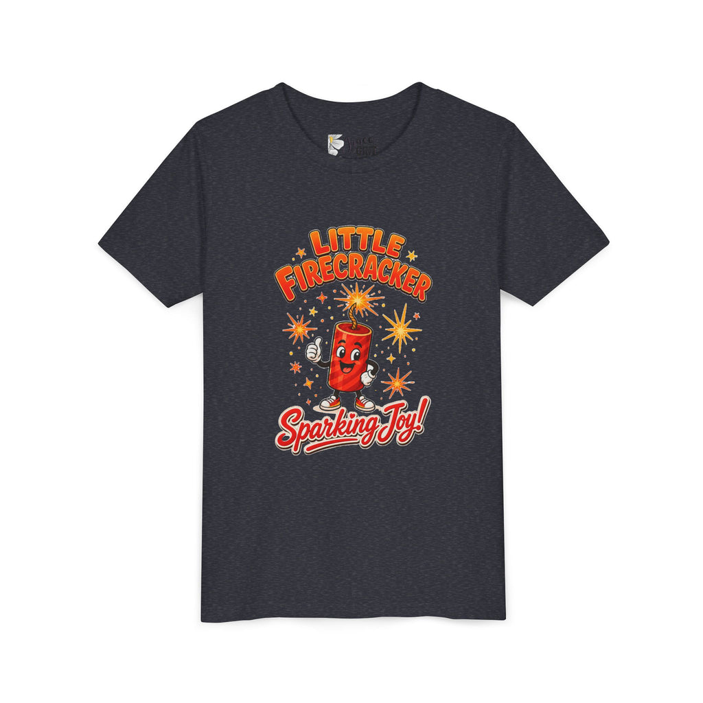 Little Firecracker Youth Tee – "Sparking Joy" Patriotic Kids Shirt