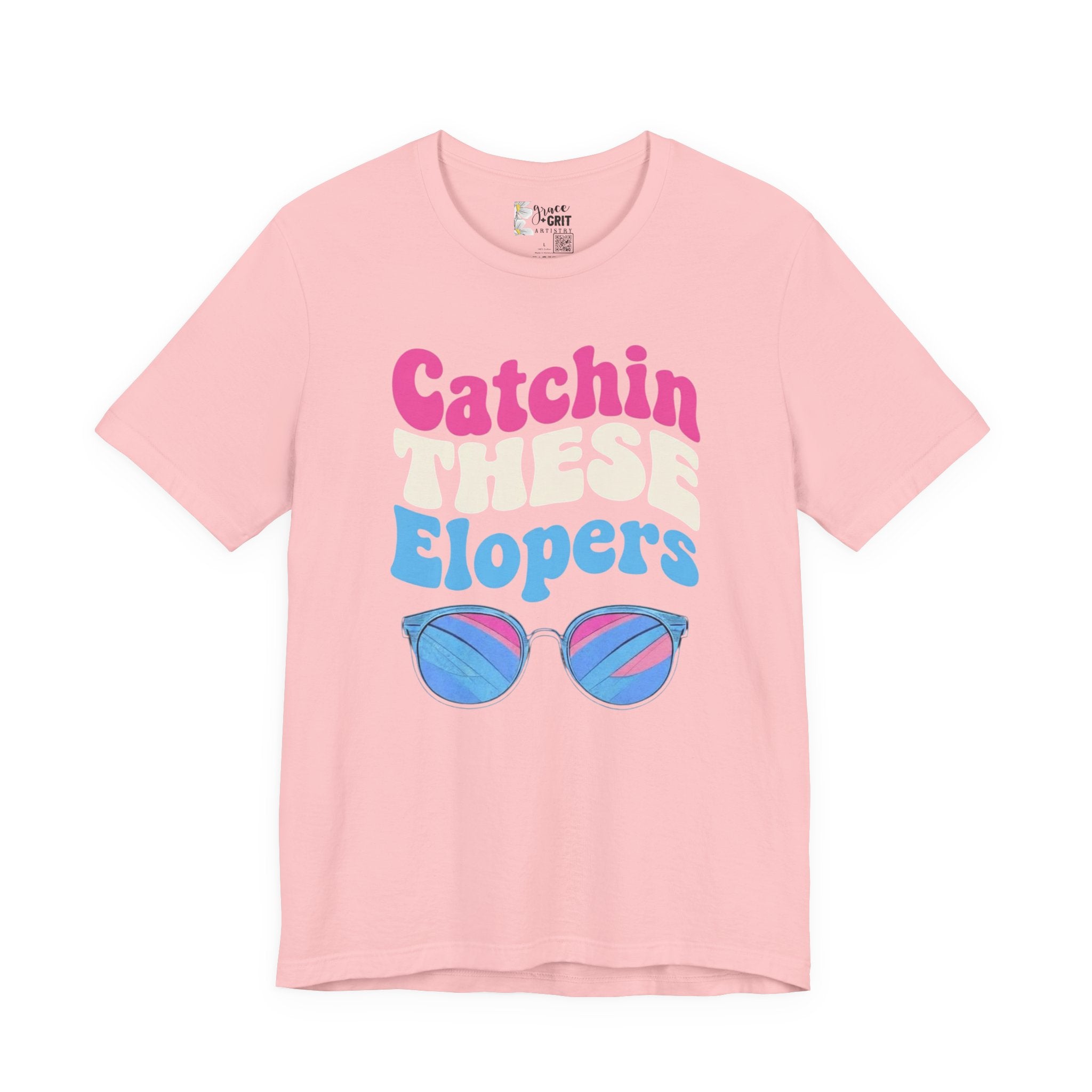 Catchin These Elopers T-Shirt | Sunglasses Beach Elopement Tee