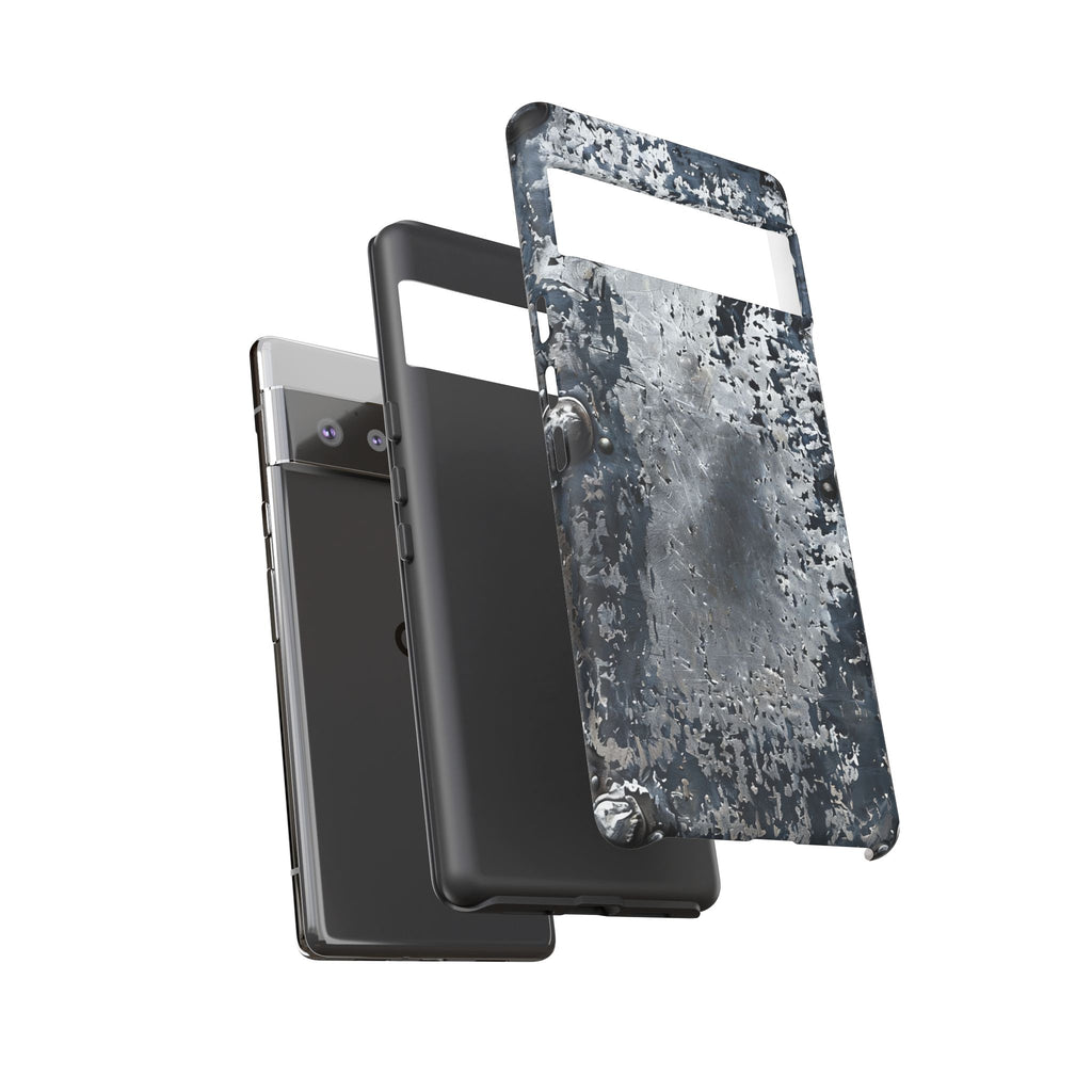 Rugged Rusted Metal Phone Case — Industrial Distressed Armor for iPhone