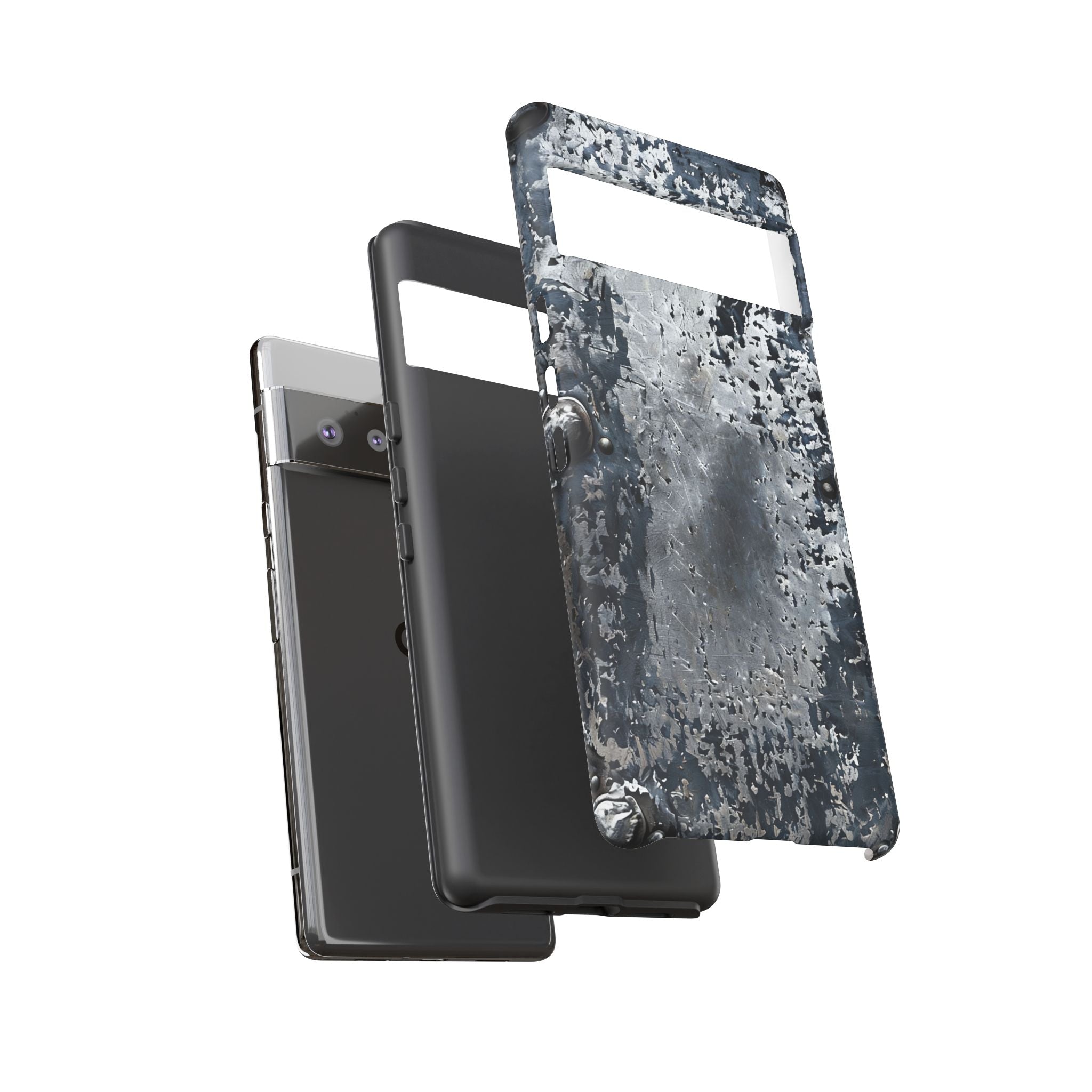 Rugged Rusted Metal Phone Case — Industrial Distressed Armor for iPhone