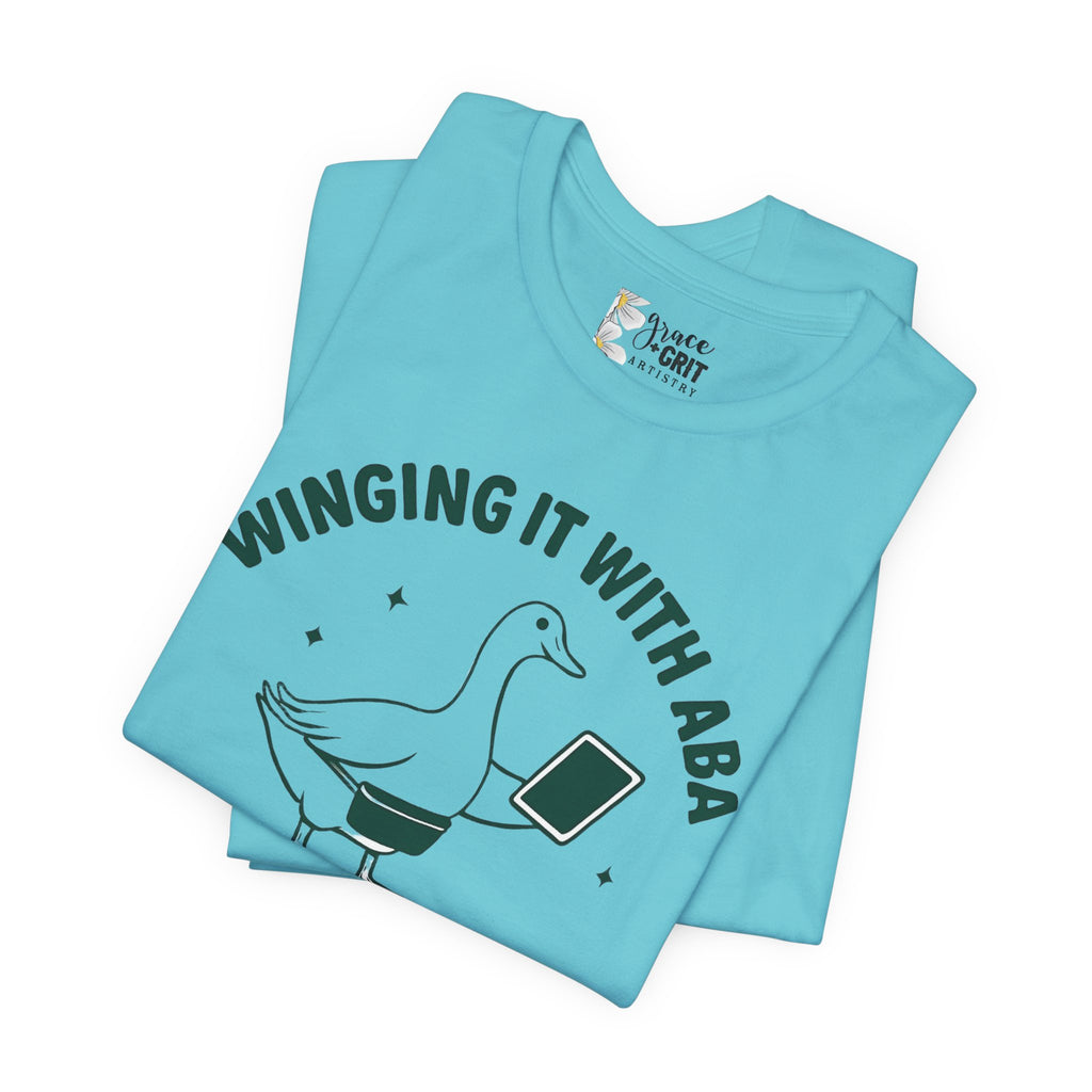 Winging It With ABA Goose Tee | Let's Fly Together T-Shirt