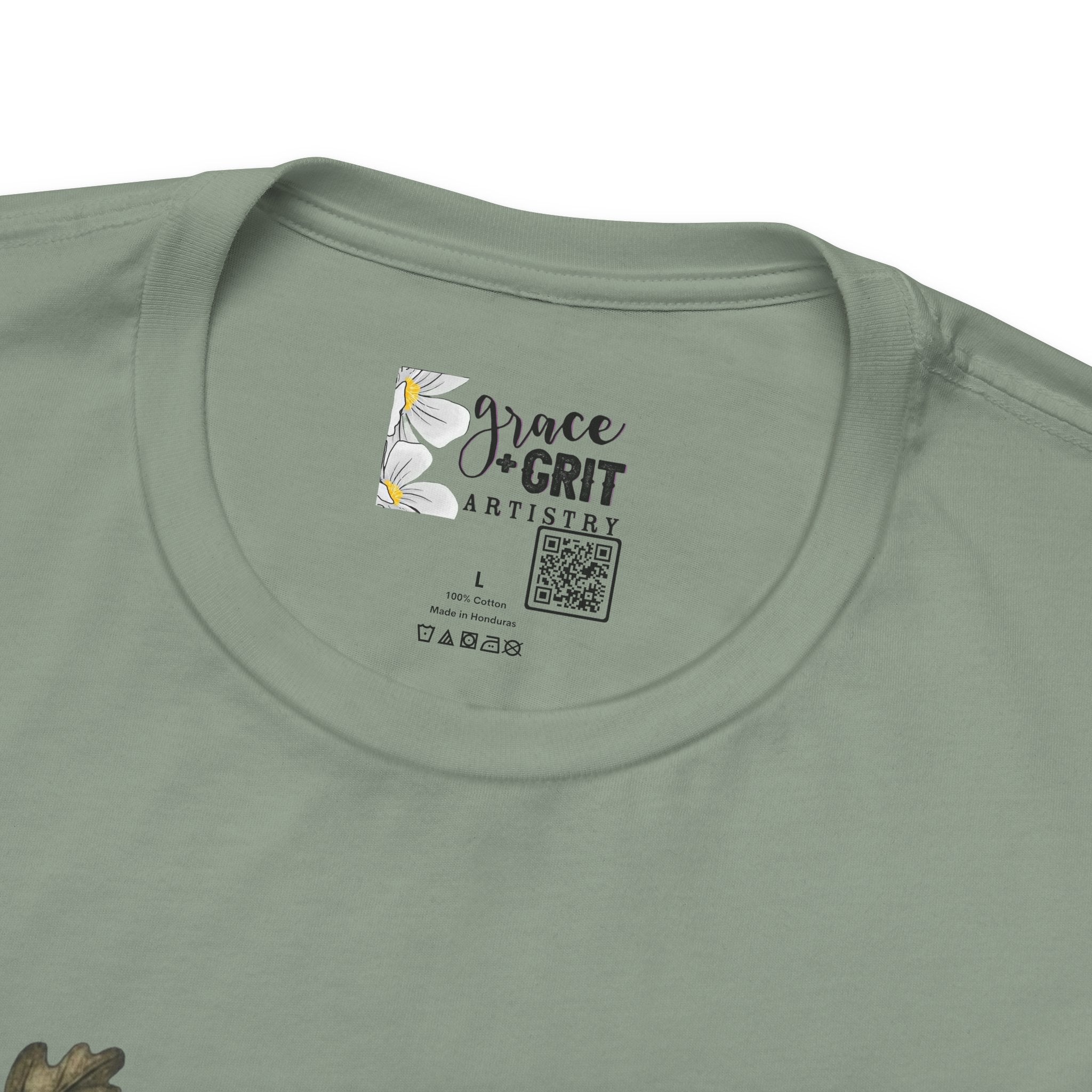 Bible Verse Stack T-Shirt — Genesis Exodus Leviticus Numbers Deuteronomy Floral Graphic