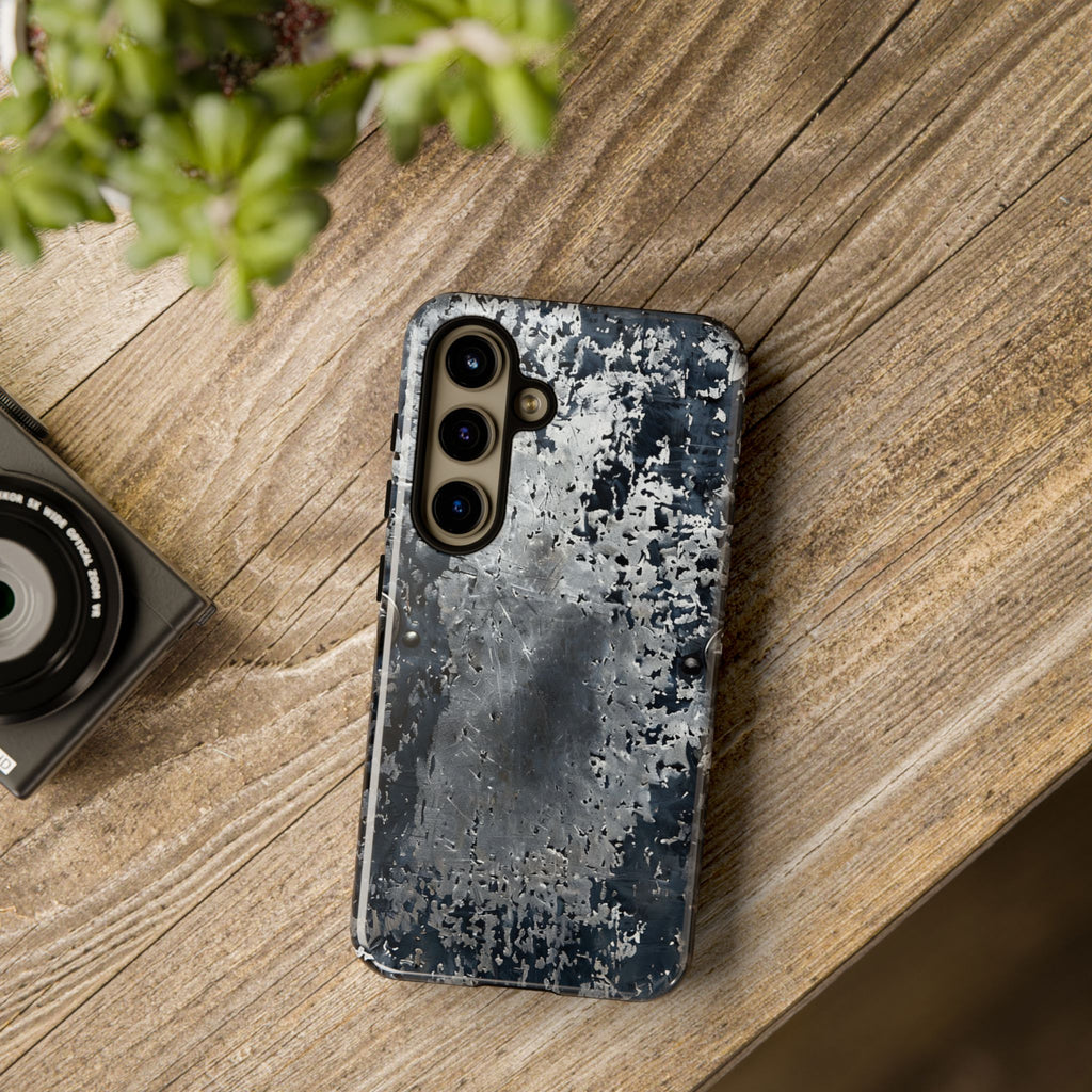 Rugged Rusted Metal Phone Case — Industrial Distressed Armor for iPhone