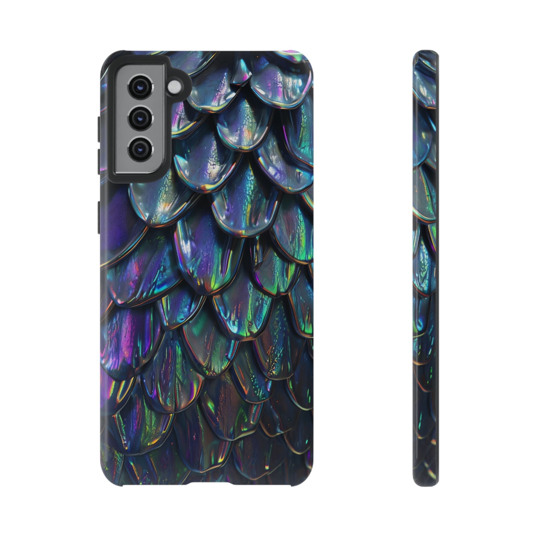 Dragon Scale Phone Case — Iridescent Dragon Scale Tough Case