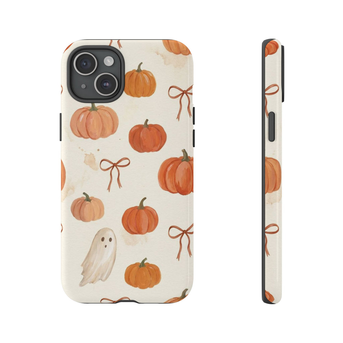 Autumn Pumpkin Ghost Tough Phone Case