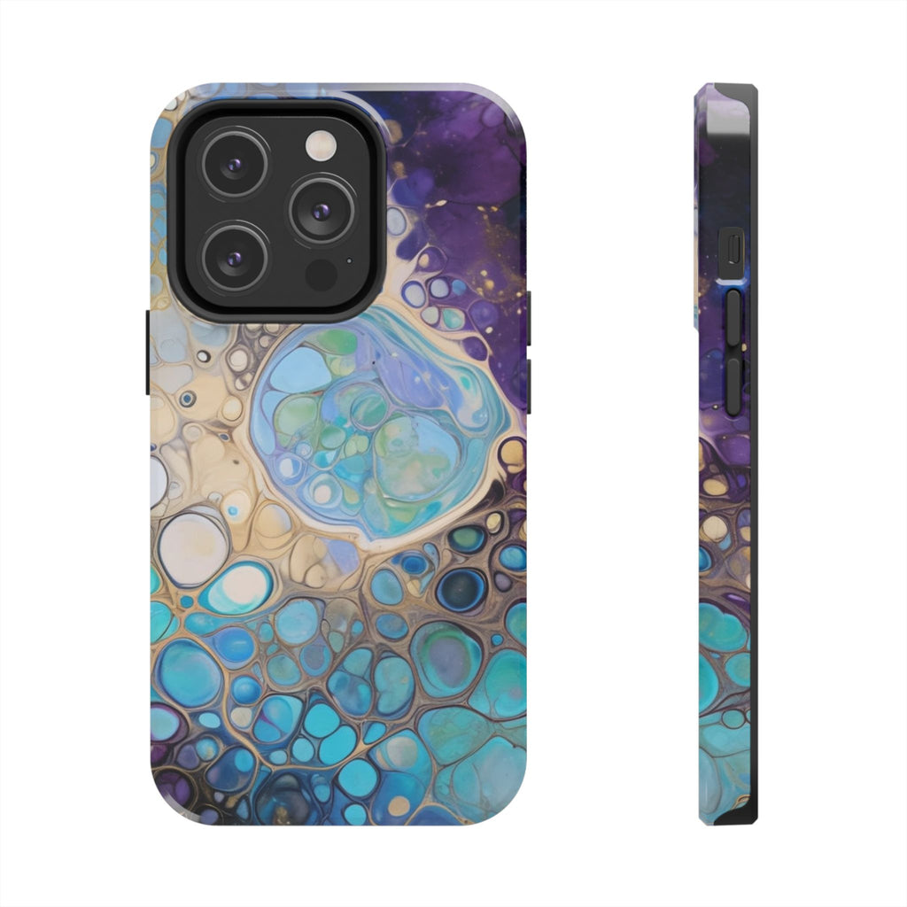 Abstract Ocean Bubble Tough Phone Case