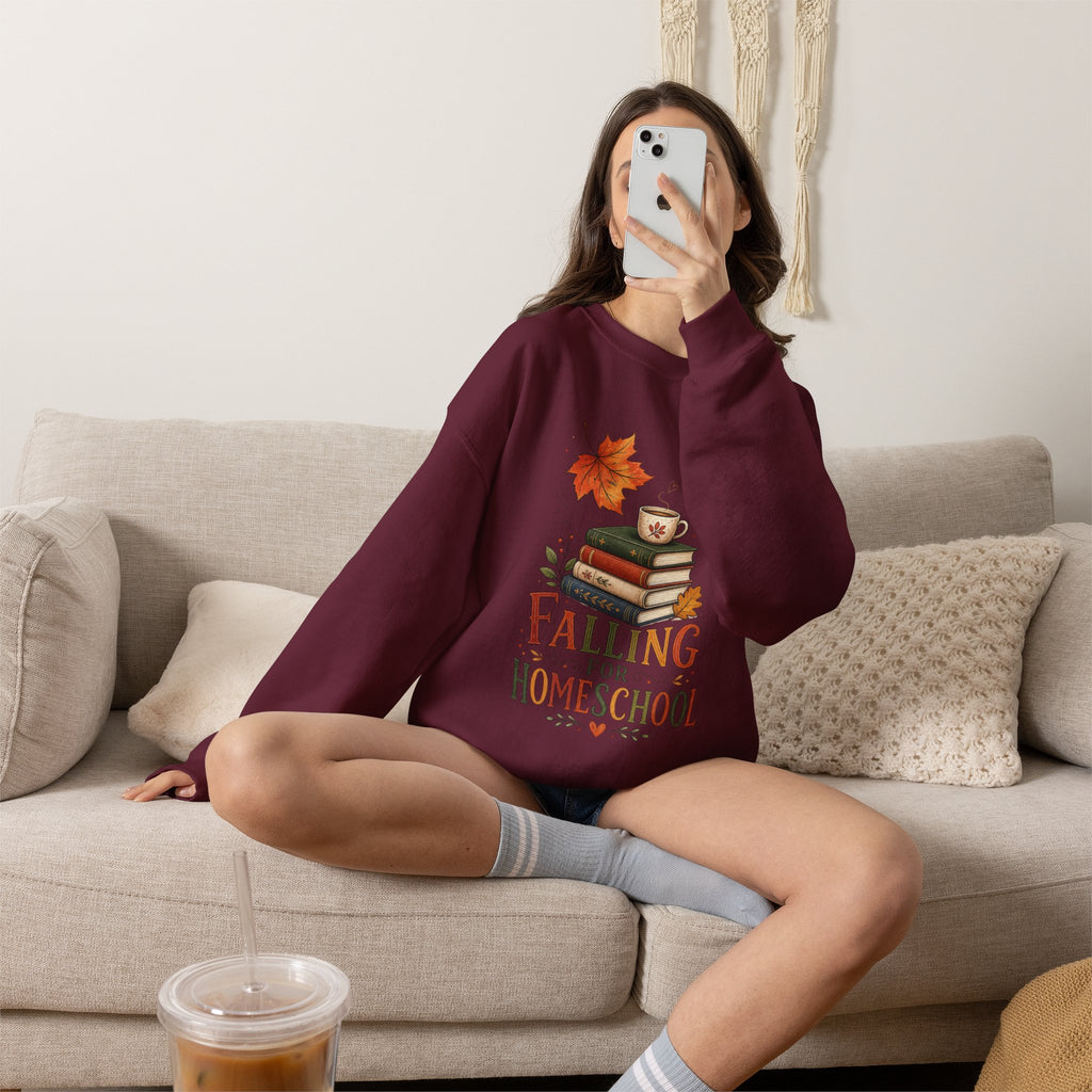 Falling for Home School Sweatshirt