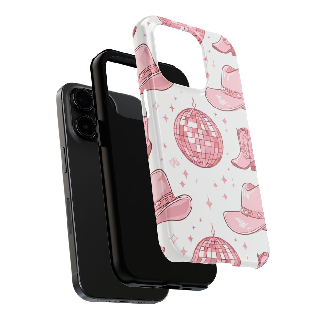 Pink Cowgirl Disco Phone Case