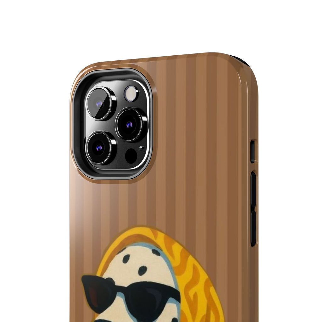 Dalmatian in Scarf Tough Phone Case — Retro Dog Print Protective Cover
