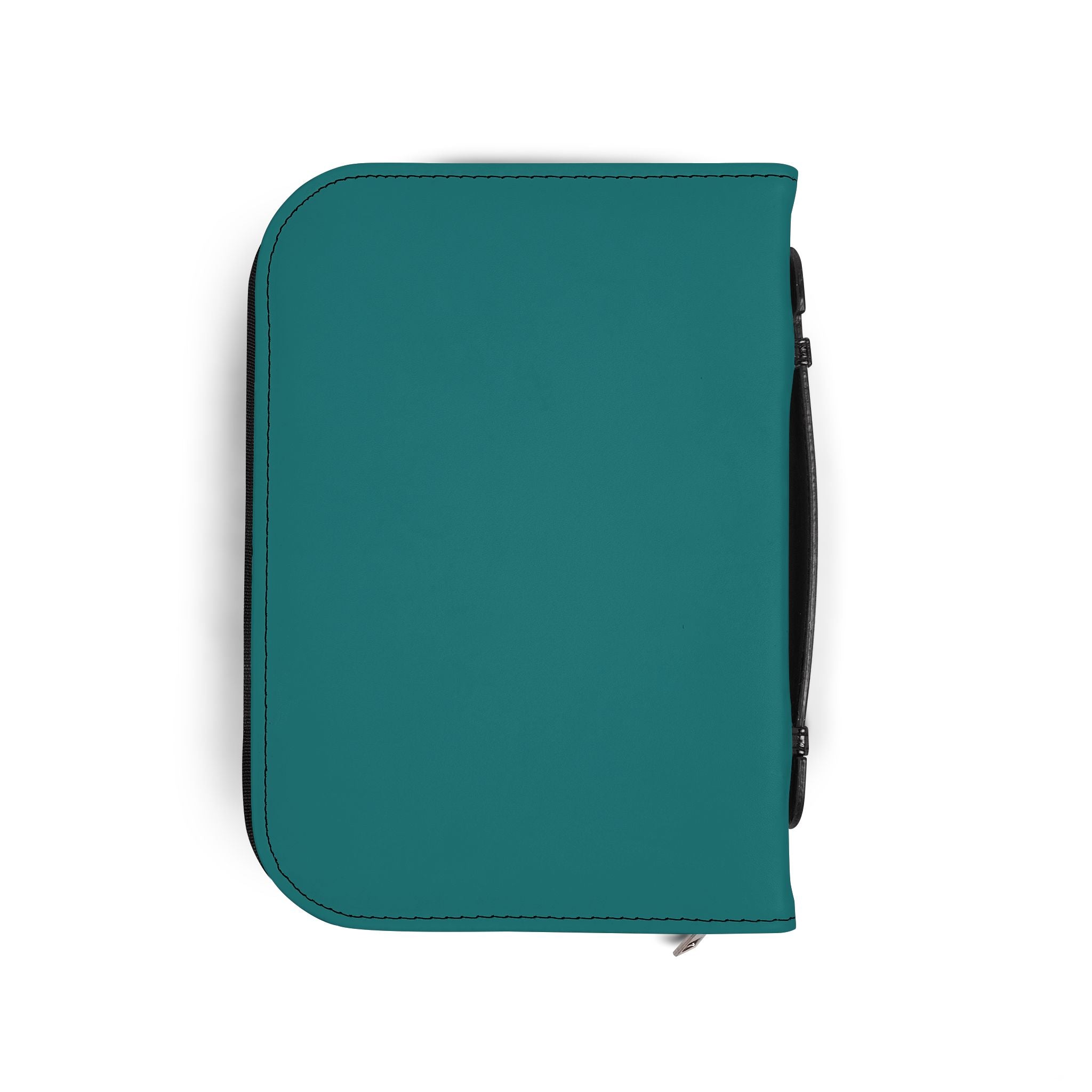 Bible Cover — "Make Heaven Crowded" Zippered Teal Bible Case