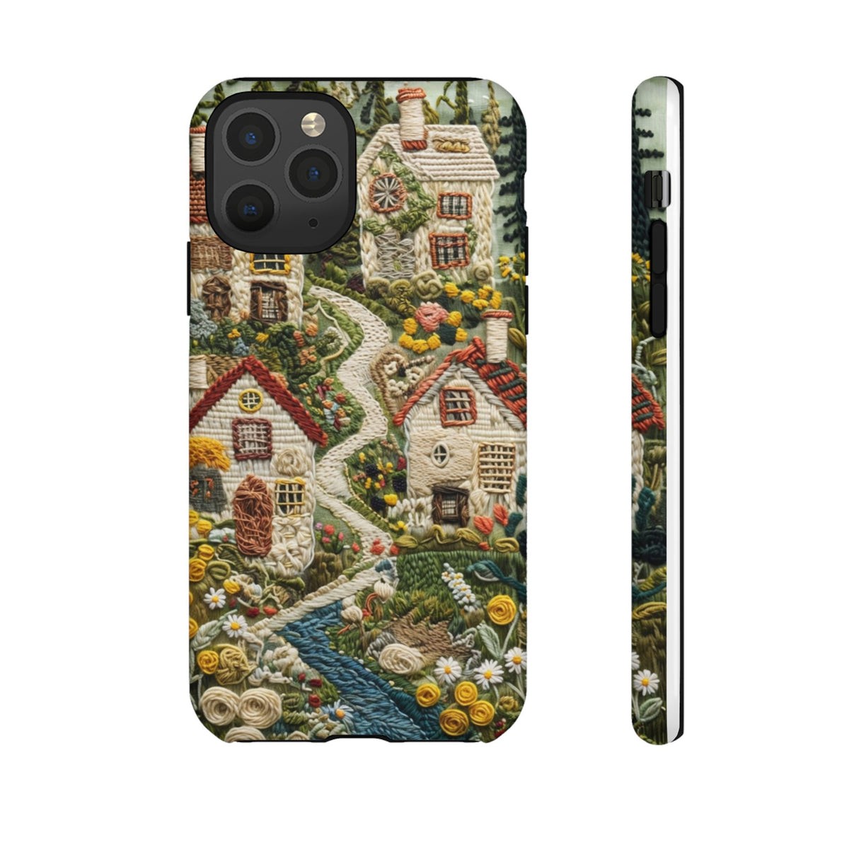 Cottagecore Garden Village Phone Case