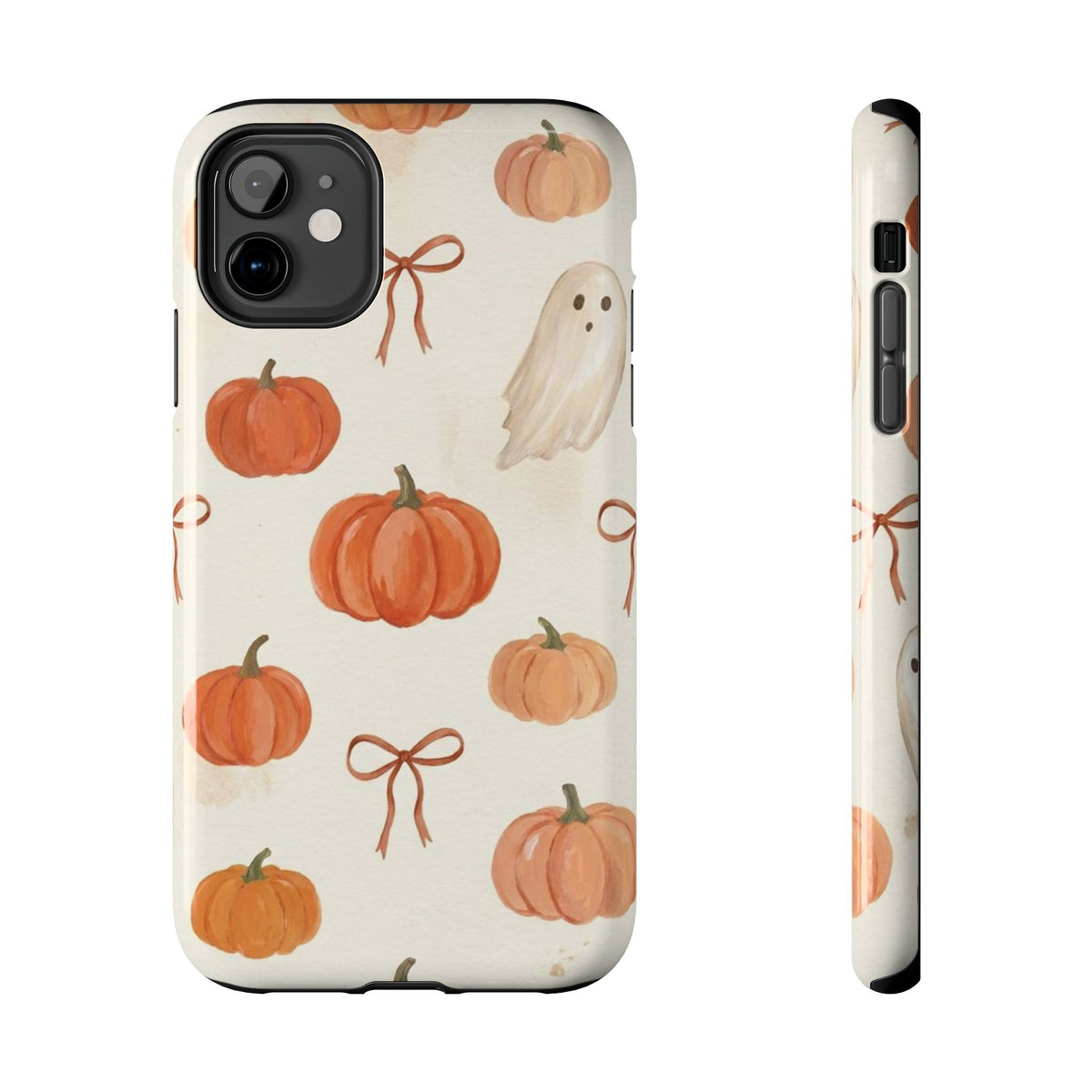 Pumpkin Ghost Phone Case – Cute Halloween Fall Pattern