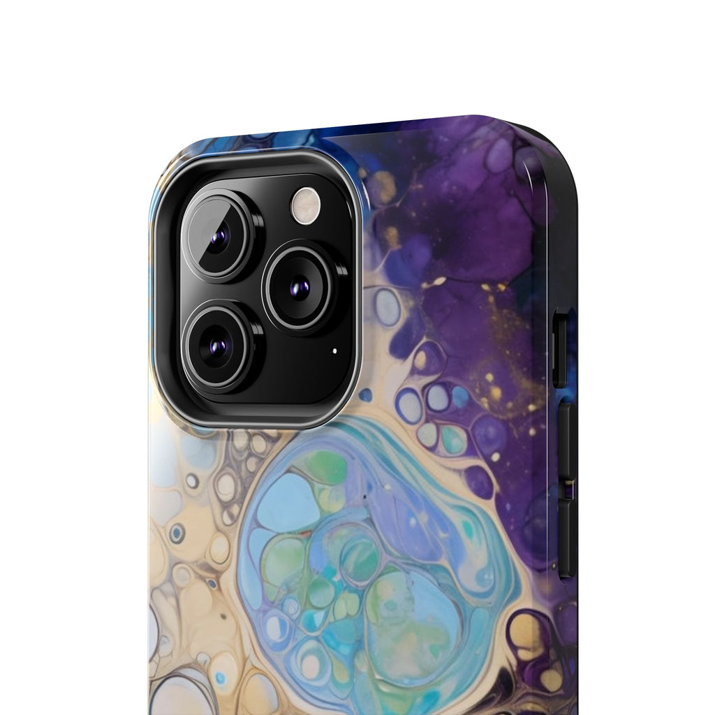 Abstract Ocean Bubble Tough Phone Case