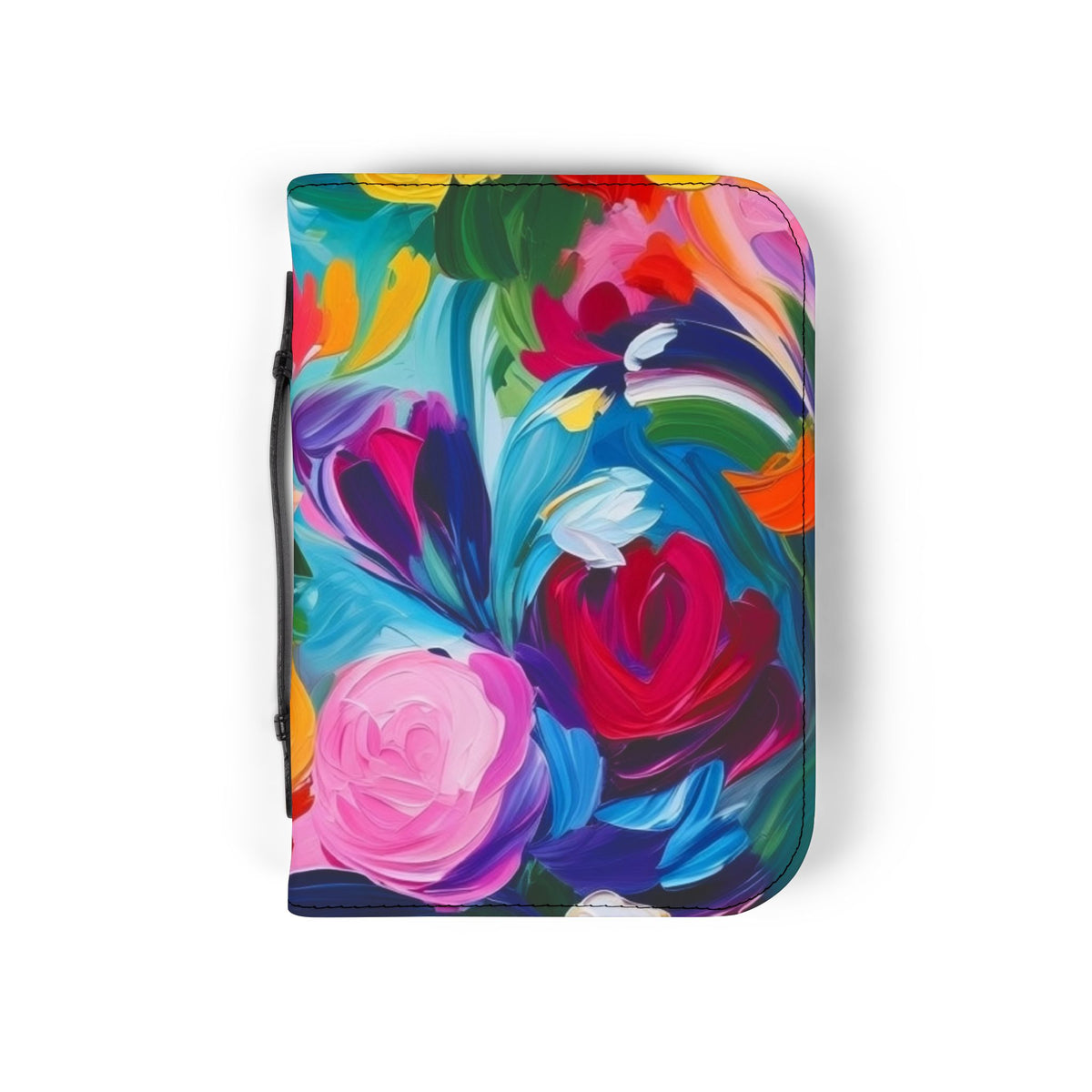 Colorful Floral Bible Cover – Vibrant Flower Design