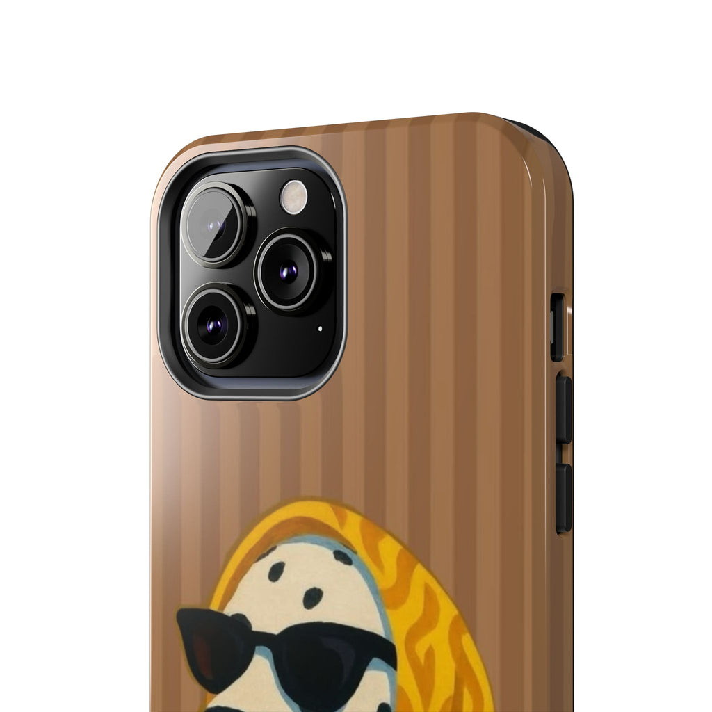 Dalmatian in Scarf Tough Phone Case — Retro Dog Print Protective Cover