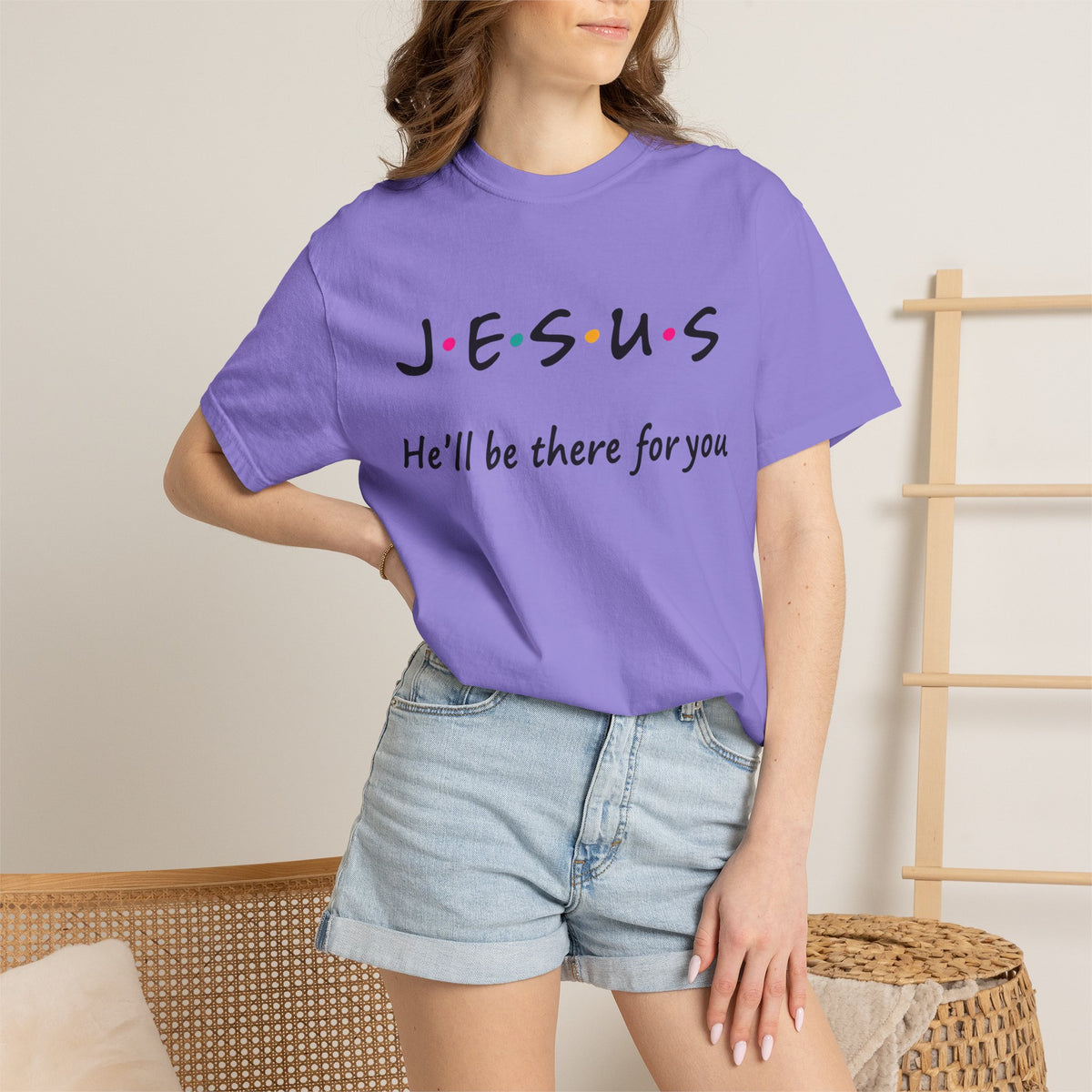 Jesus He’ll Be There for You Christian T-Shirt