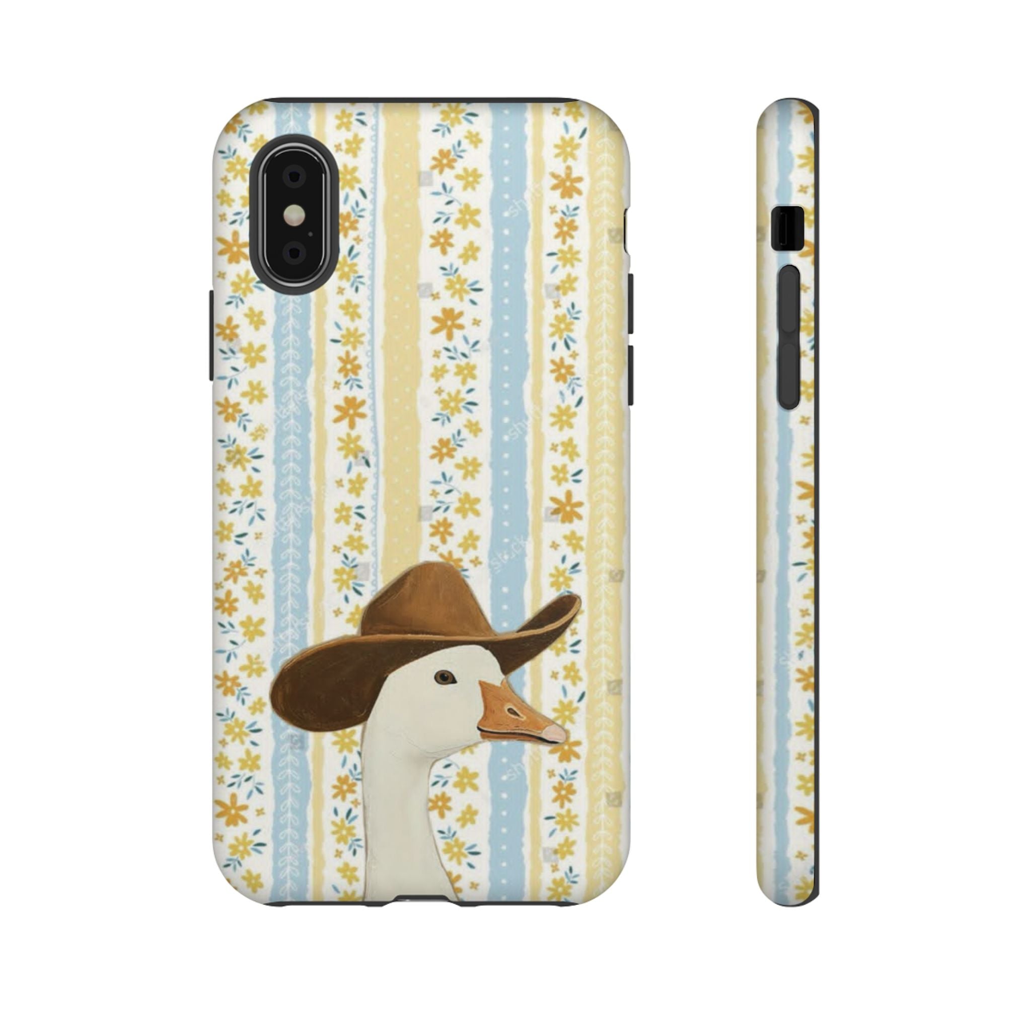 Goose Cowboy Phone Case – Cute Country Floral iPhone Cover