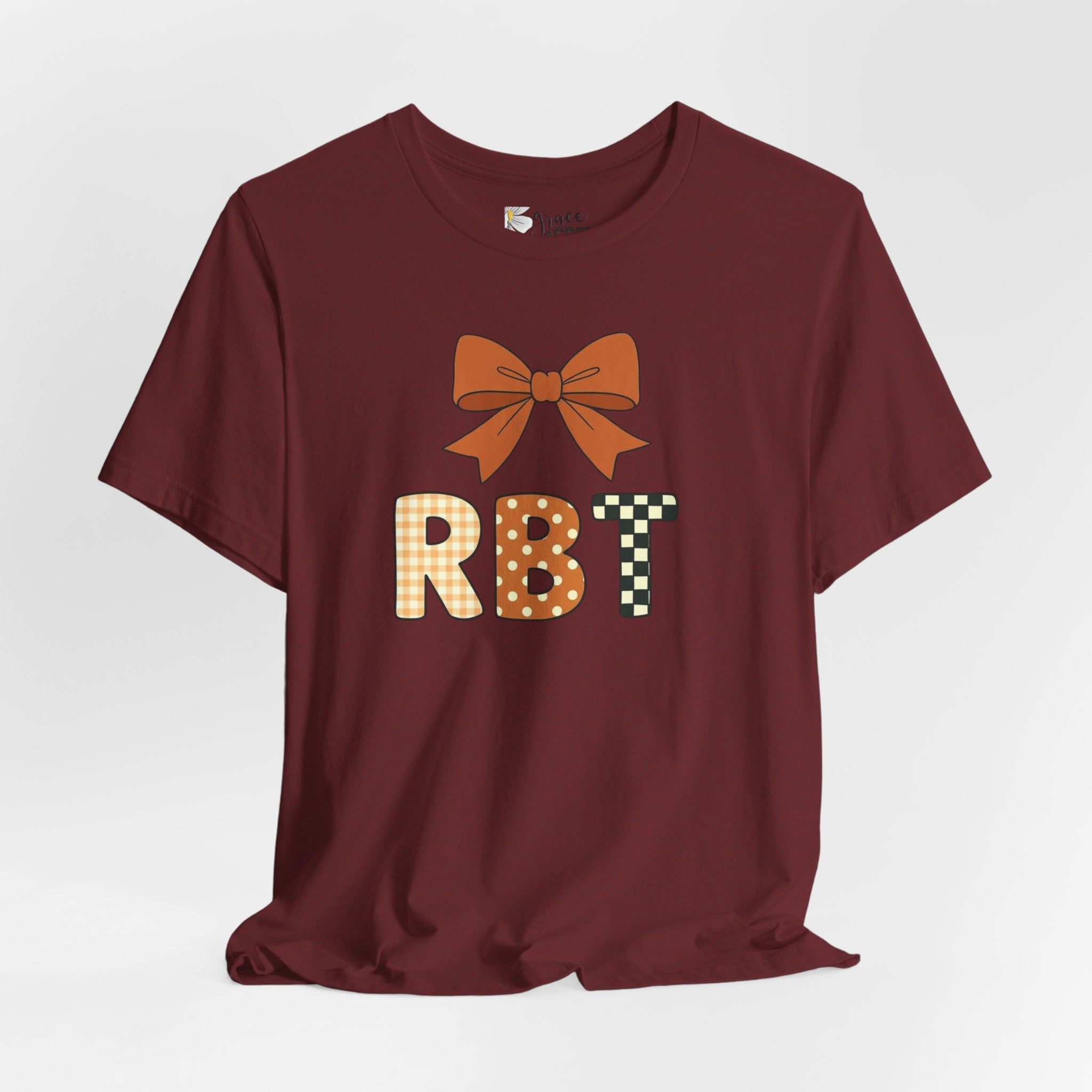 RBT Patch Letters Tee | Bow Monogram Shirt, Checkered & Gingham Initials