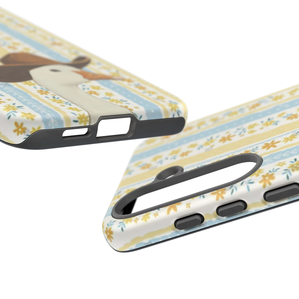 Goose Cowboy Phone Case – Cute Country Floral iPhone Cover