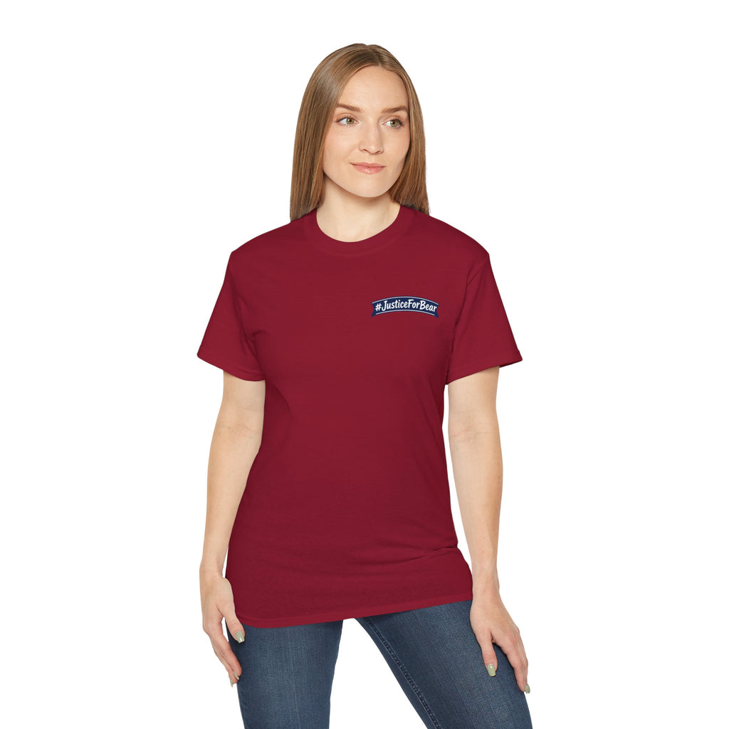 Team Bear #JusticeForBear Animal Advocacy T-Shirt