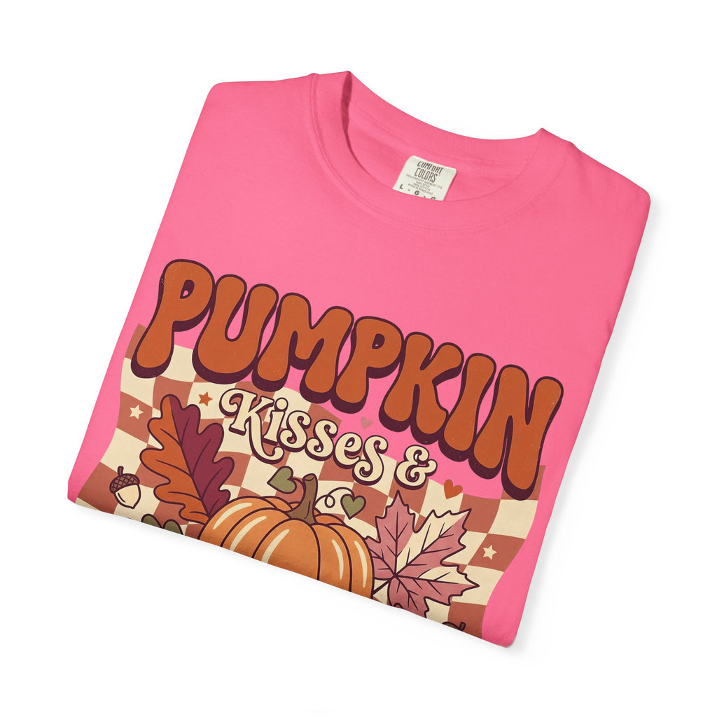 Pumpkin Kisses & Autumn Wishes Fall T-Shirt