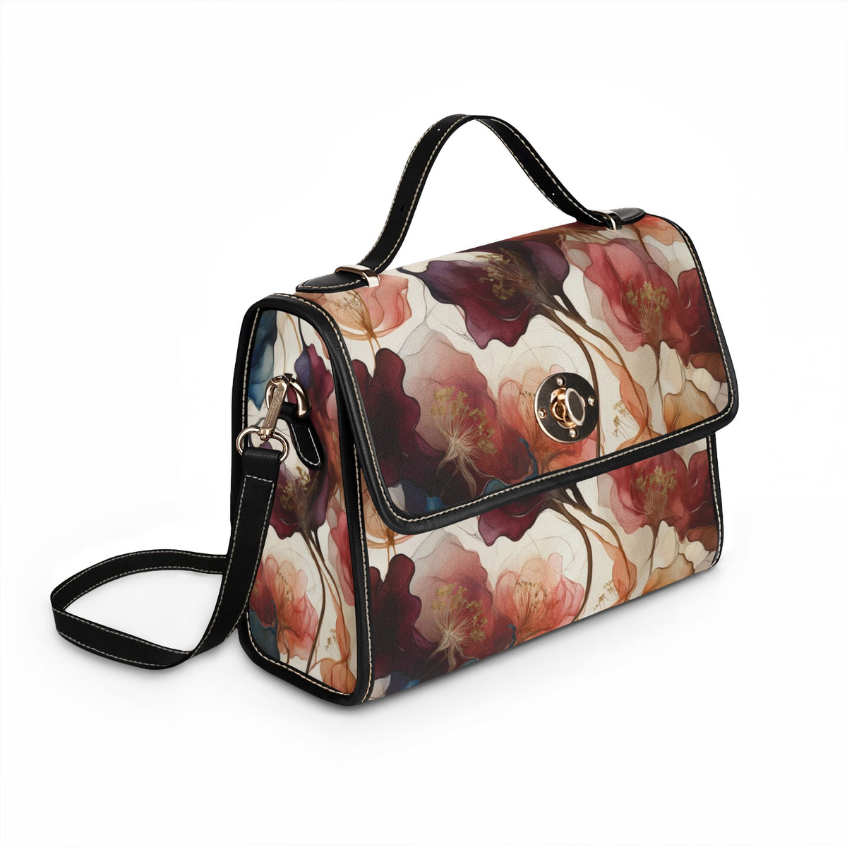 Floral Waterproof Canvas Bag