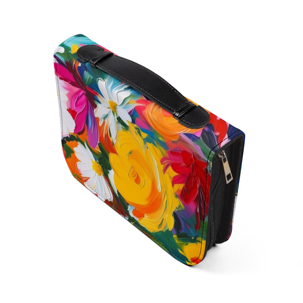 Colorful Floral Bible Cover – Vibrant Flower Design