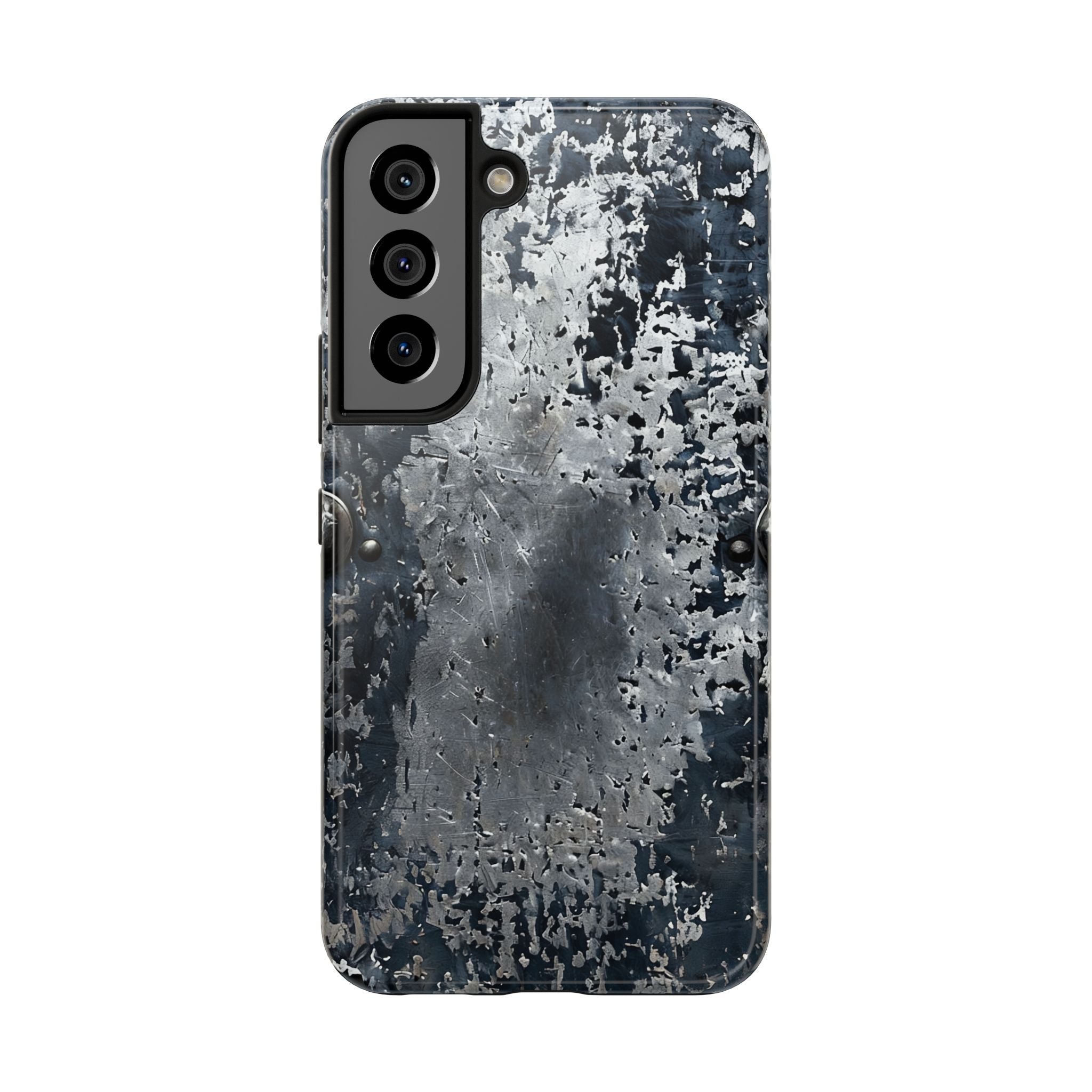 Rugged Distressed Metal Phone Case — Industrial Grunge iPhone Cover