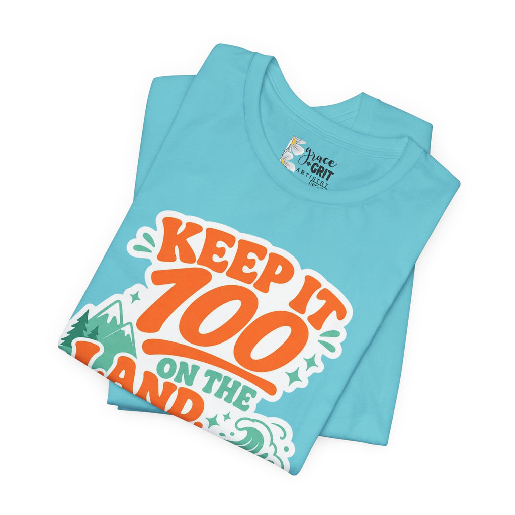Keep It 100 Tee — On the Land, The Sea, The Sky Graphic T-Shirt