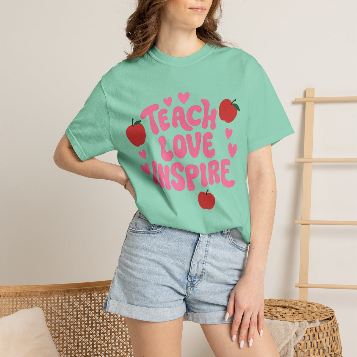 Teach Love Inspire Apple T-Shirt