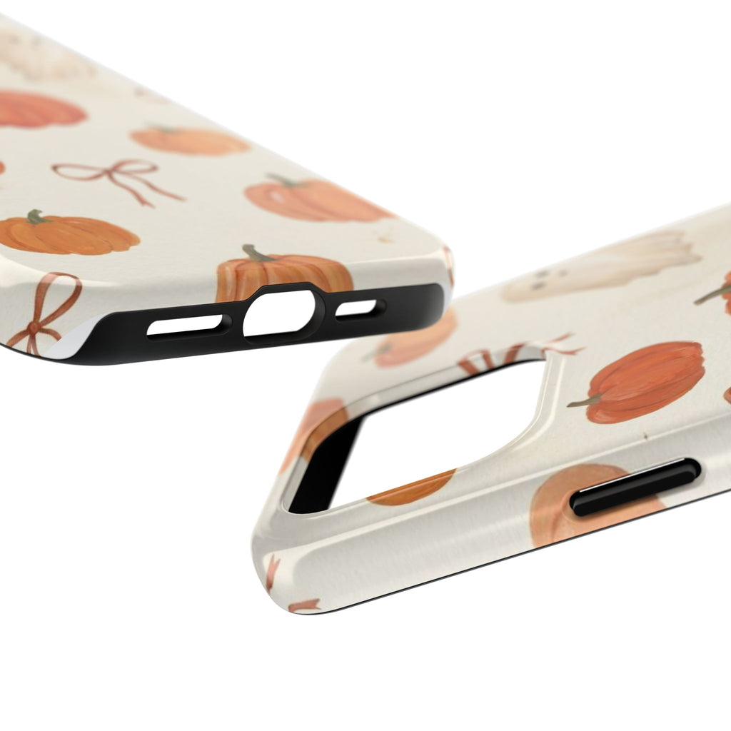 Pumpkin Ghost Phone Case – Cute Halloween Fall Pattern