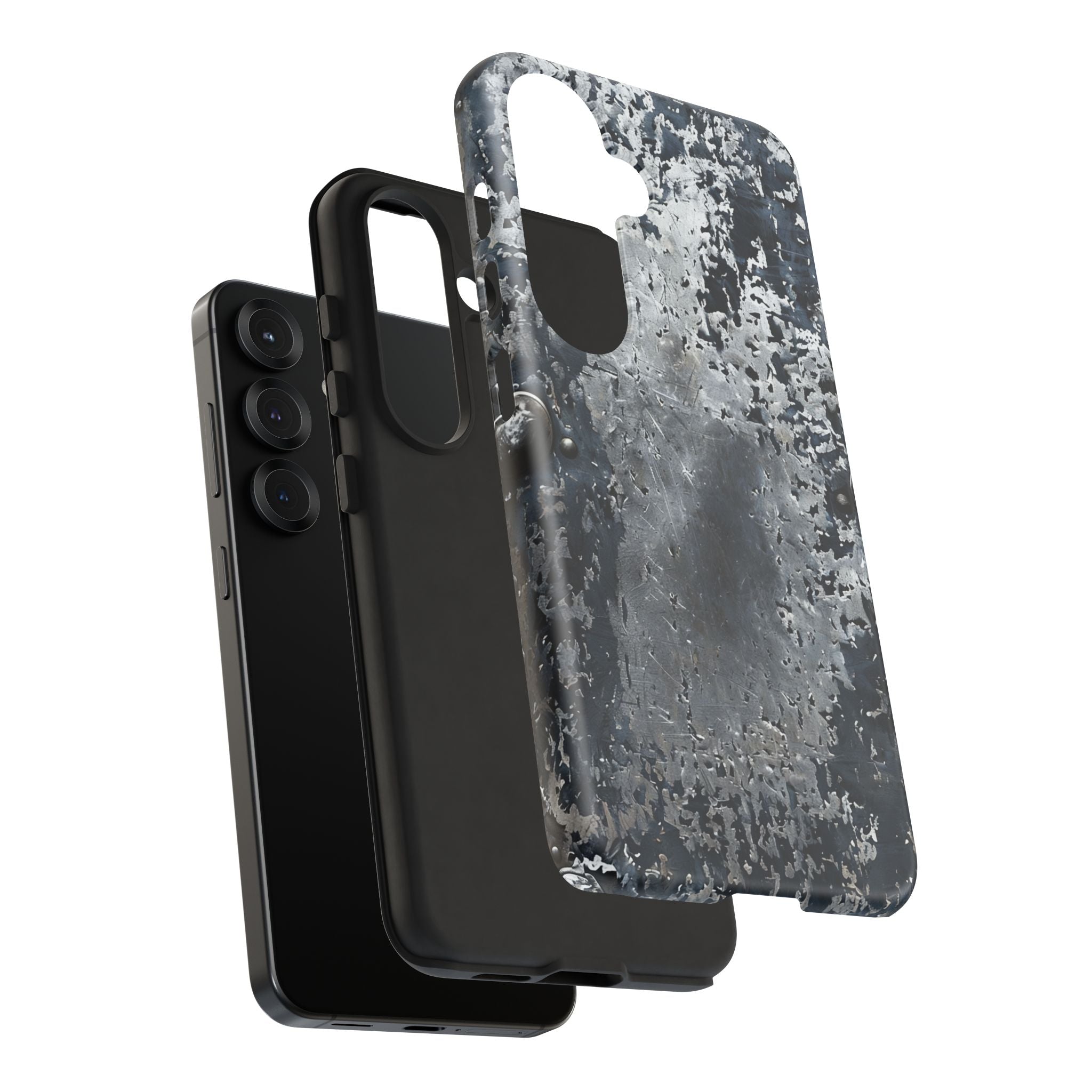 Rugged Rusted Metal Phone Case — Industrial Distressed Armor for iPhone