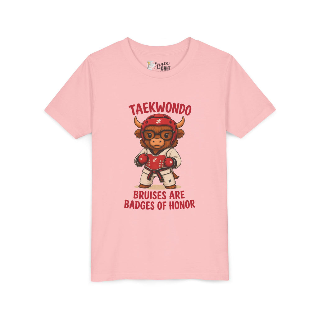 Taekwondo Buffalo Kids Tee | Bruises Are Badges of Honor
