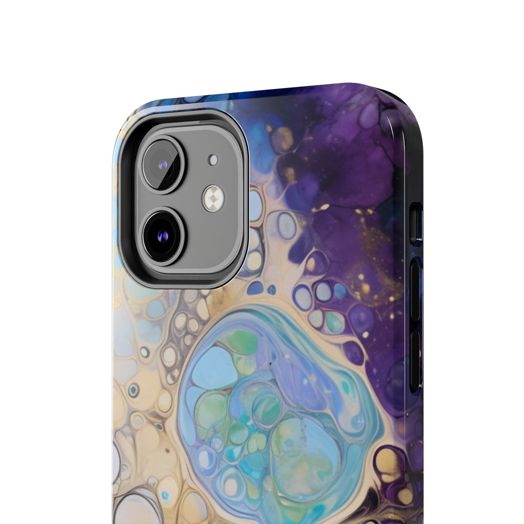 Abstract Ocean Bubble Tough Phone Case