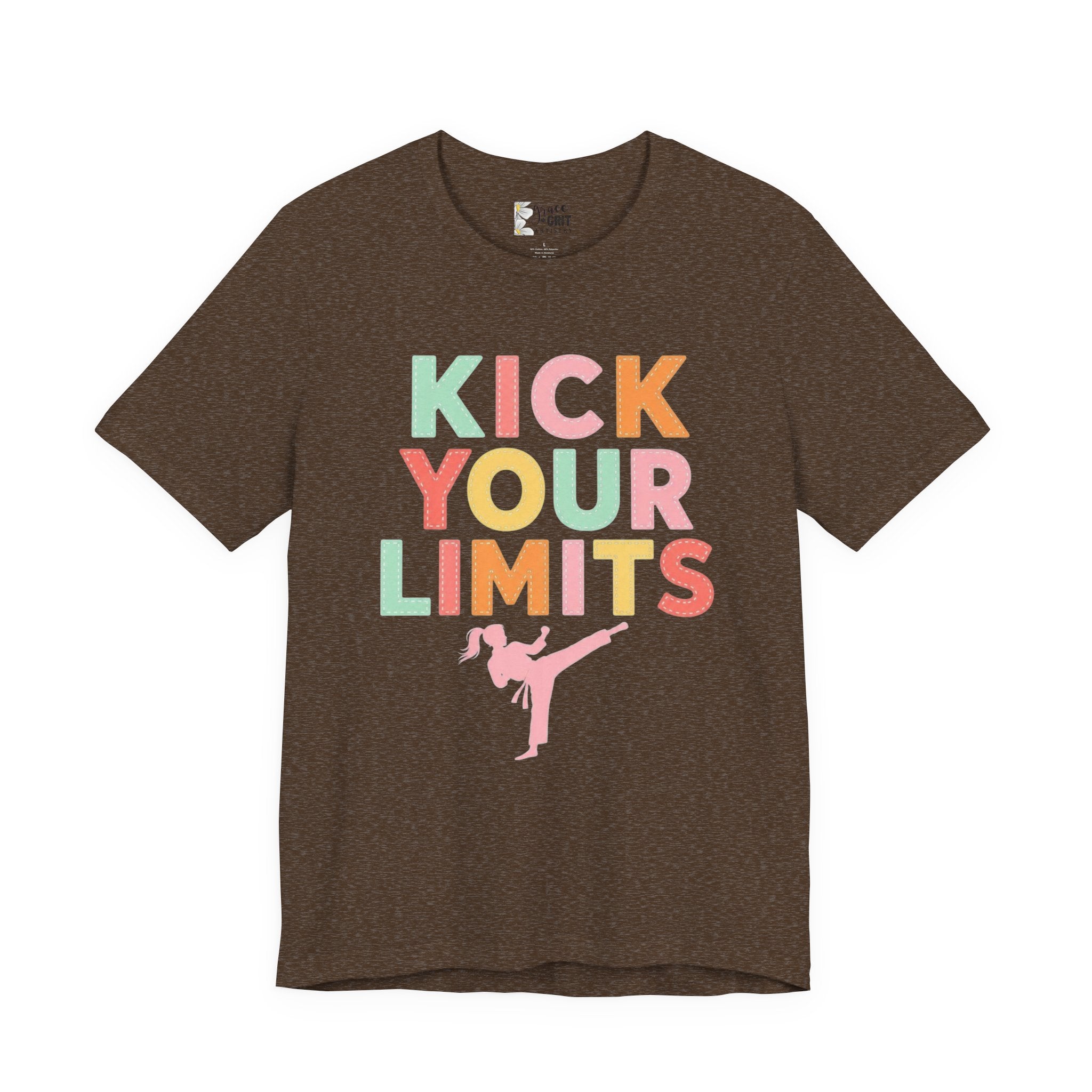 Kick Your Limits T-Shirt | Motivational Martial Arts Graphic Tee