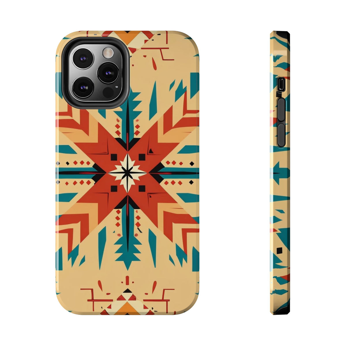 Southwestern Geometric Starburst Tough Phone Case
