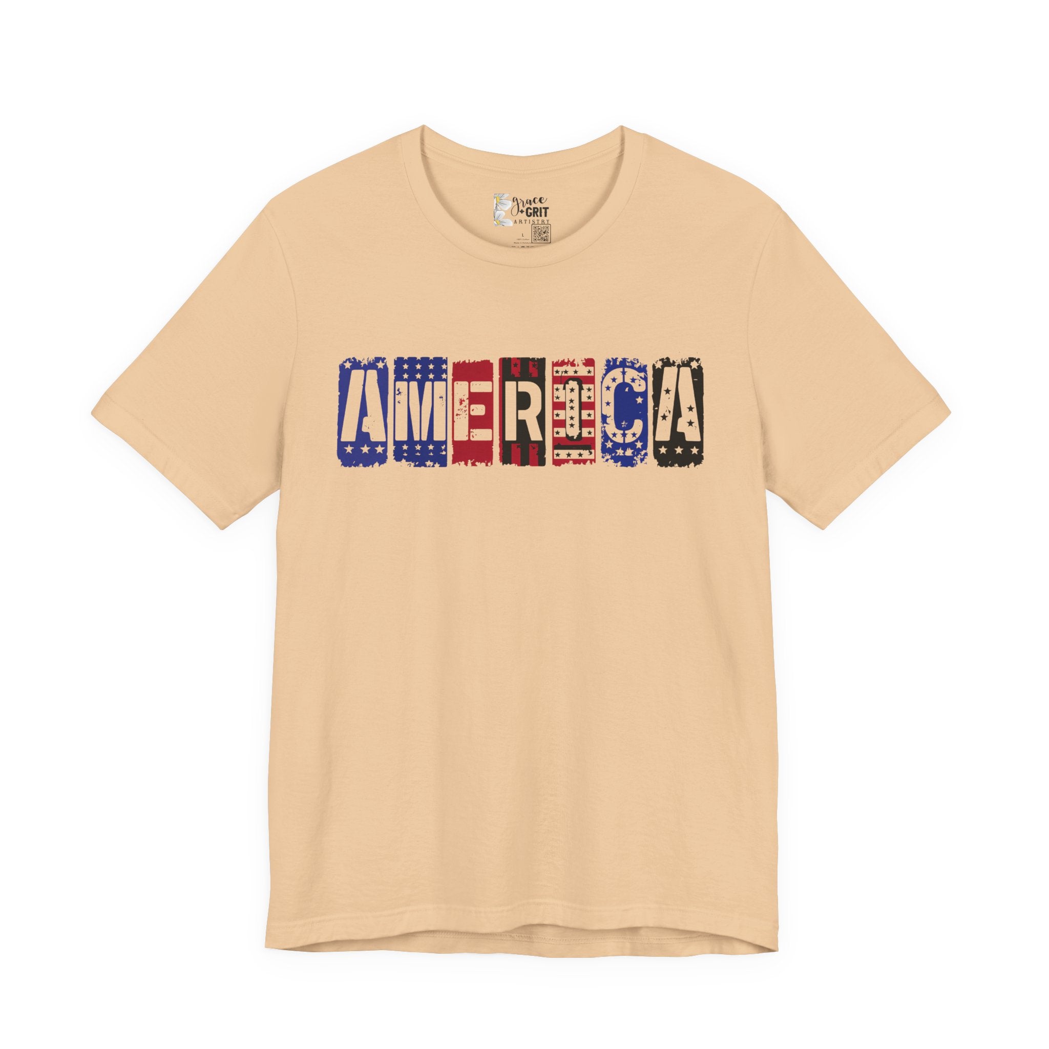 America Vintage Flag Tee — Patriotic 4th of July T‑Shirt