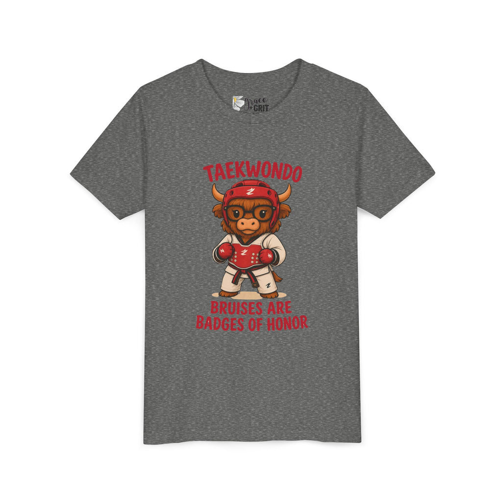 Taekwondo Buffalo Kids Tee | Bruises Are Badges of Honor