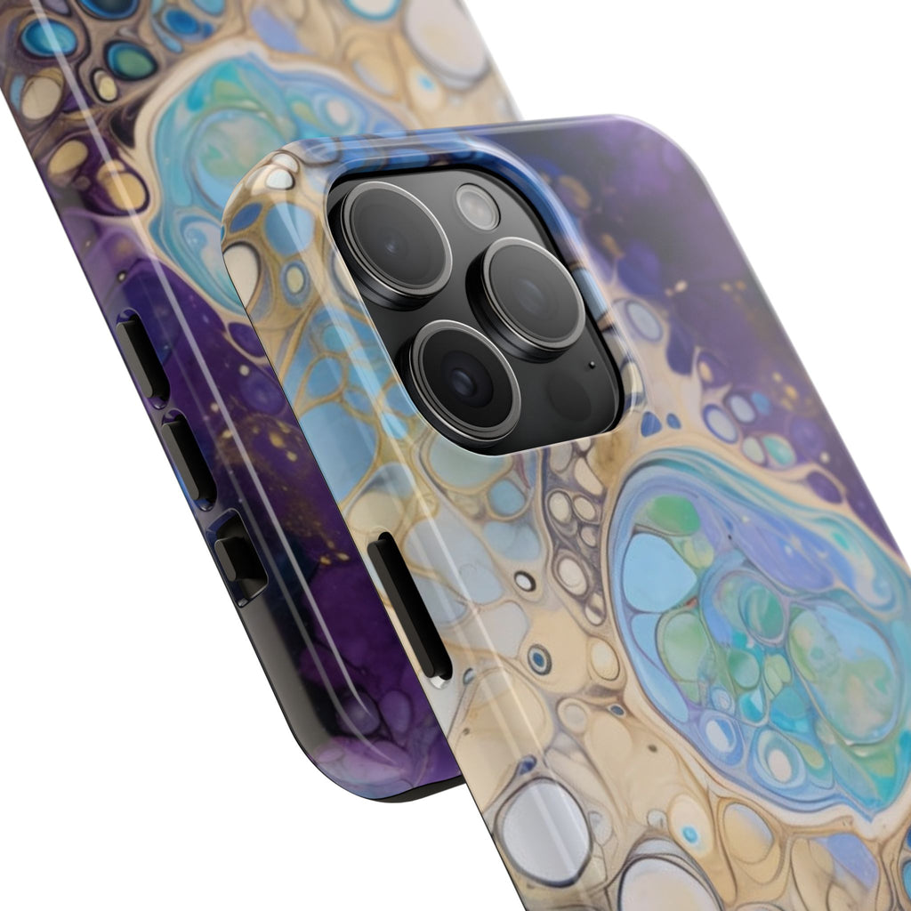 Abstract Ocean Bubble Tough Phone Case