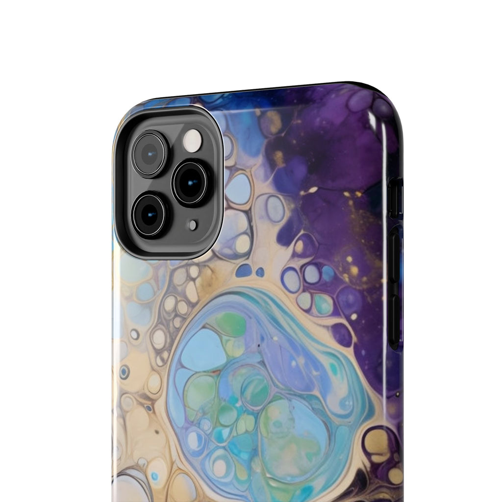 Abstract Ocean Bubble Tough Phone Case