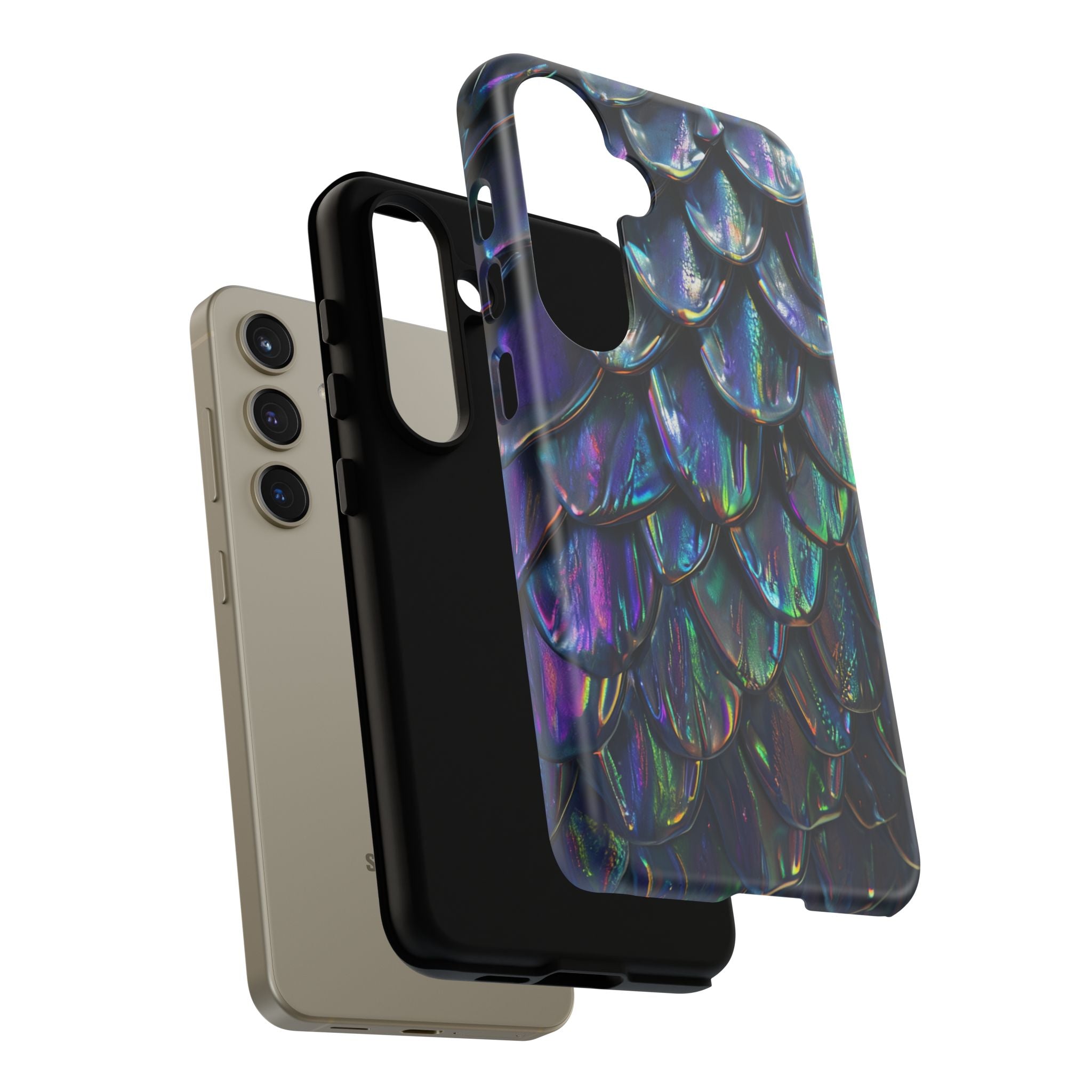 Dragon Scale Phone Case — Iridescent Dragon Scale Tough Case