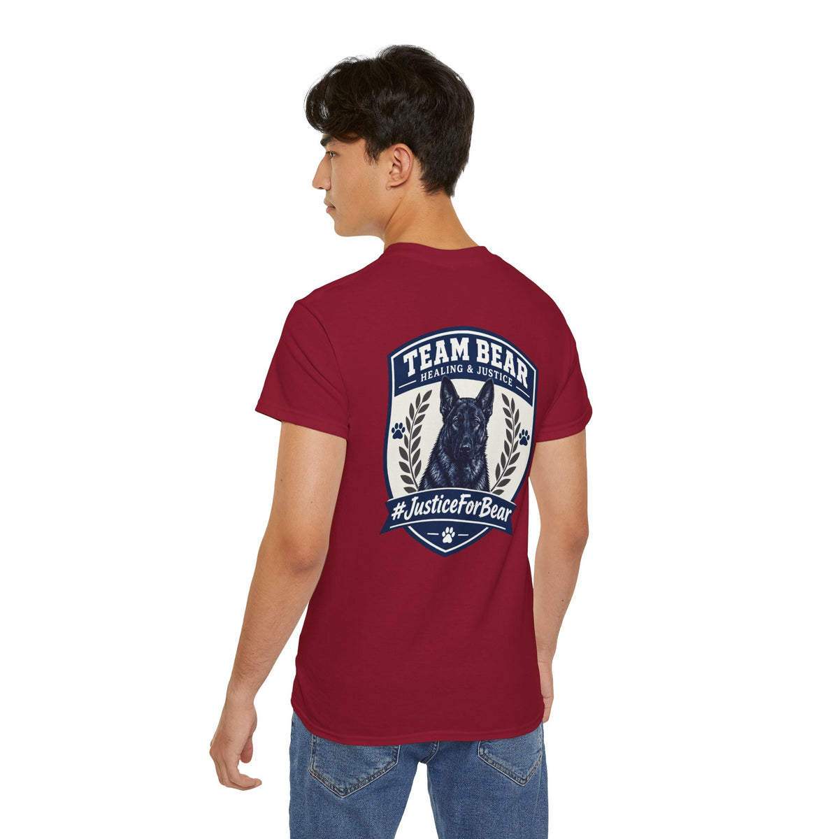 Team Bear #JusticeForBear Animal Advocacy T-Shirt