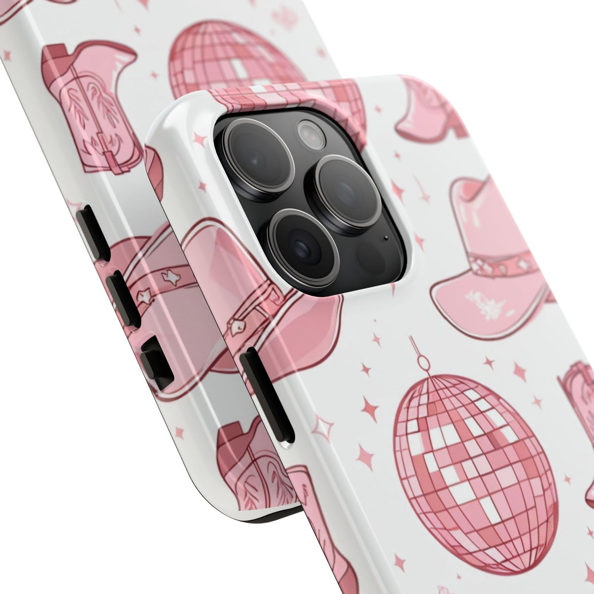 Pink Cowgirl Disco Phone Case