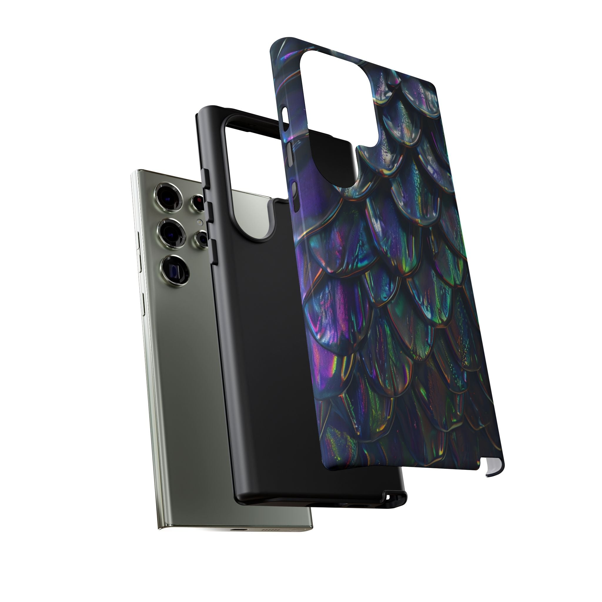 Dragon Scale Phone Case — Iridescent Dragon Scale Tough Case