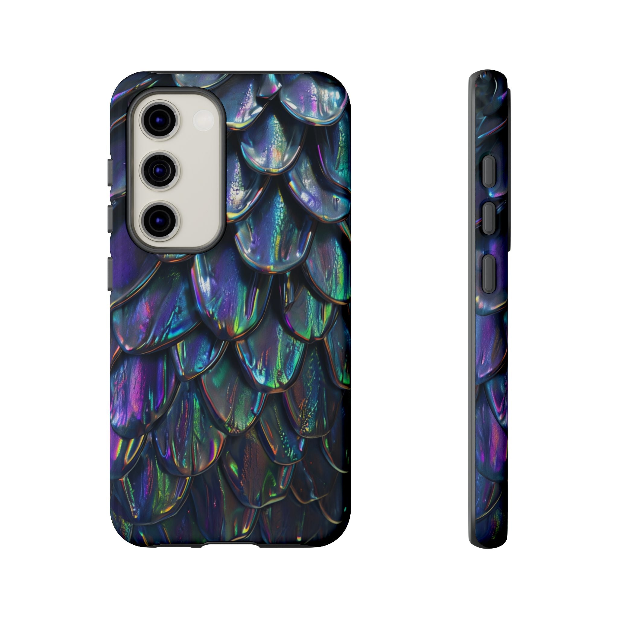 Dragon Scale Phone Case — Iridescent Dragon Scale Tough Case