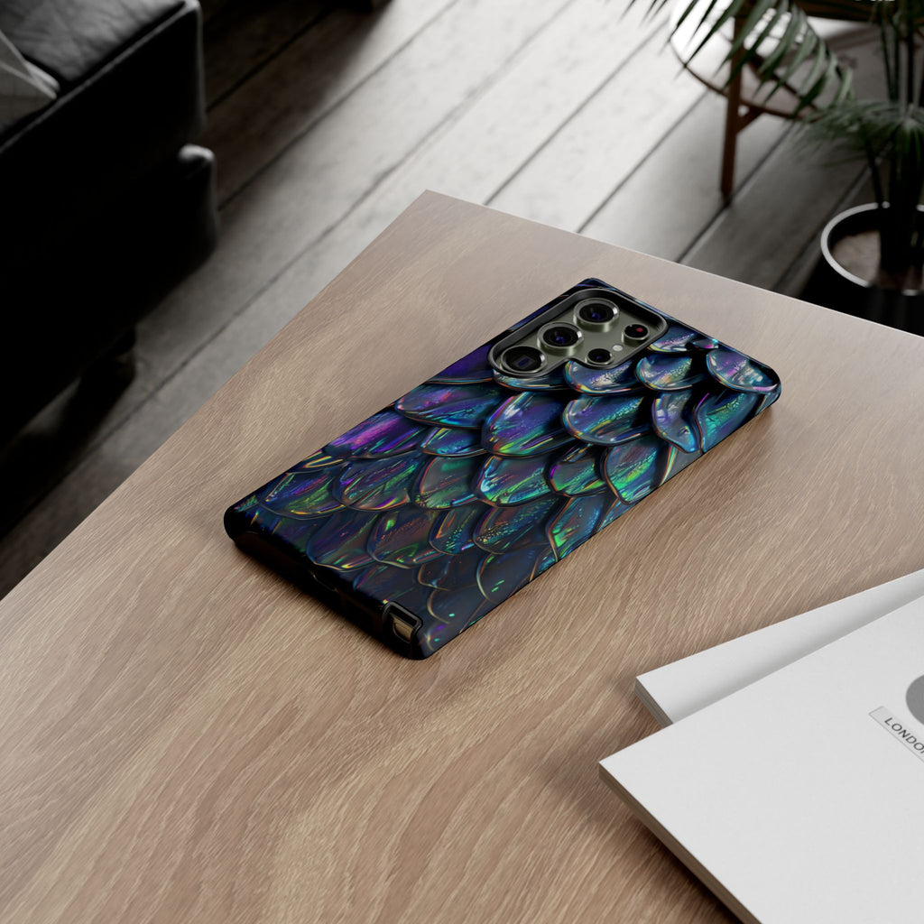Dragon Scale Phone Case — Iridescent Dragon Scale Tough Case