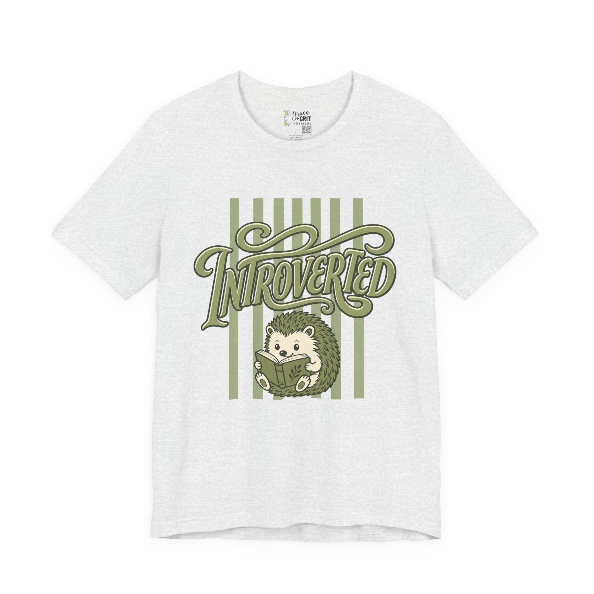 Introverted Hedgehog Tee — Cute Introvert Shirt