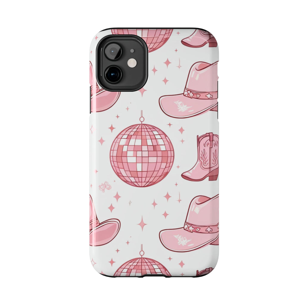 Pink Cowgirl Disco Phone Case