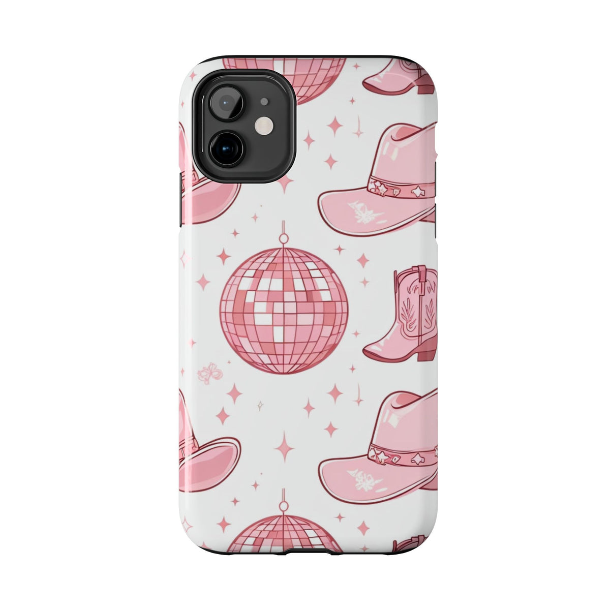 Pink Cowgirl Disco Phone Case